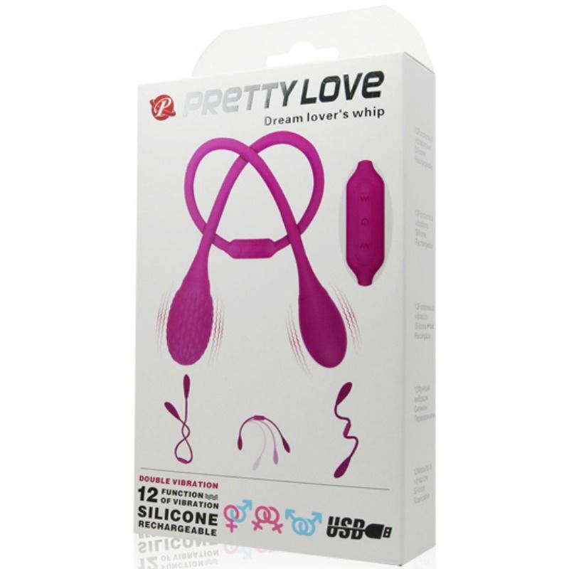PRETTY LOVE - ESTIMULADOR UNISEX DREAM LOVERS WHIP 2 - Imagen 9