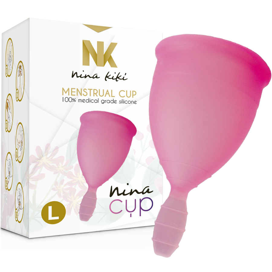 NINA KIKÍ – COPA MENSTRUAL ROSA – TALLA L