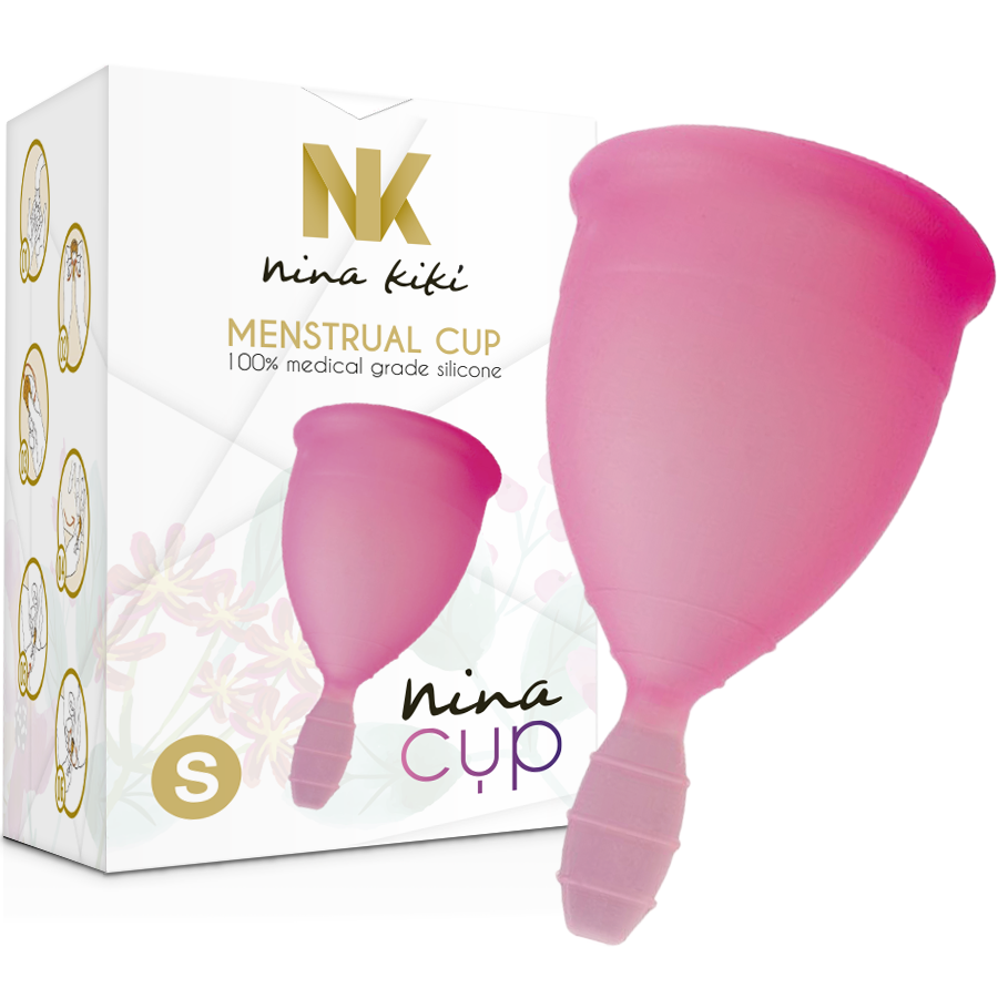 NINA KIKÍ – COPA MENSTRUAL ROSA – TALLA S