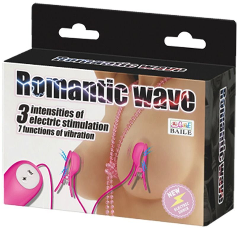 BAILE - ROMANTIC WAVE PIZAS CON VIBRACIÓN Y ELECTROSHOCK FUCSIA - Imagen 2