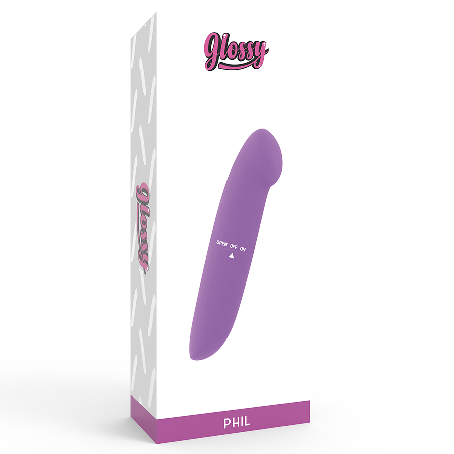 GLOSSY - PHIL VIBRATOR LILA - Imagen 3