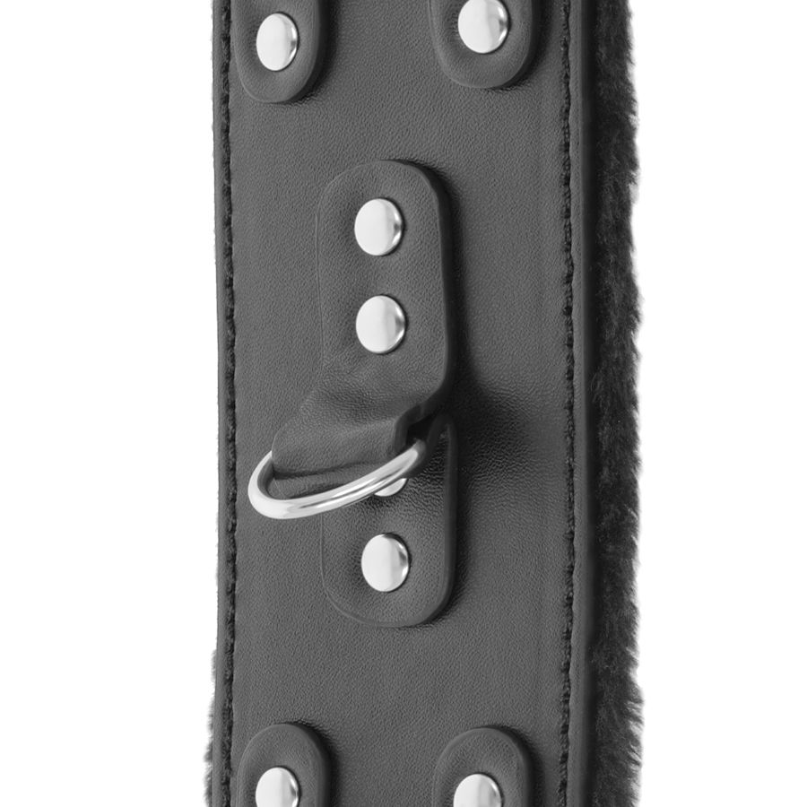 DARKNESS - ESPOSAS CUERO CON FORRO AJUSTABLES NEGRO - Imagen 6