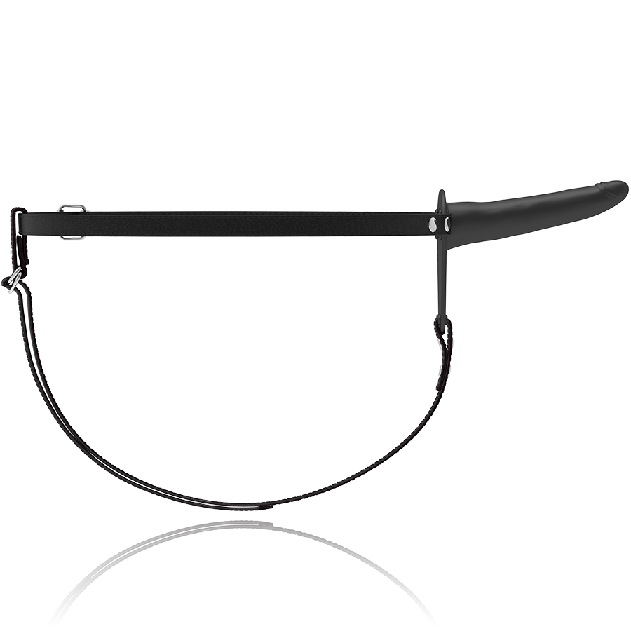 FETISH SUBMISSIVE HARNESS - SILICONA NEGRO 15 CM - Imagen 2