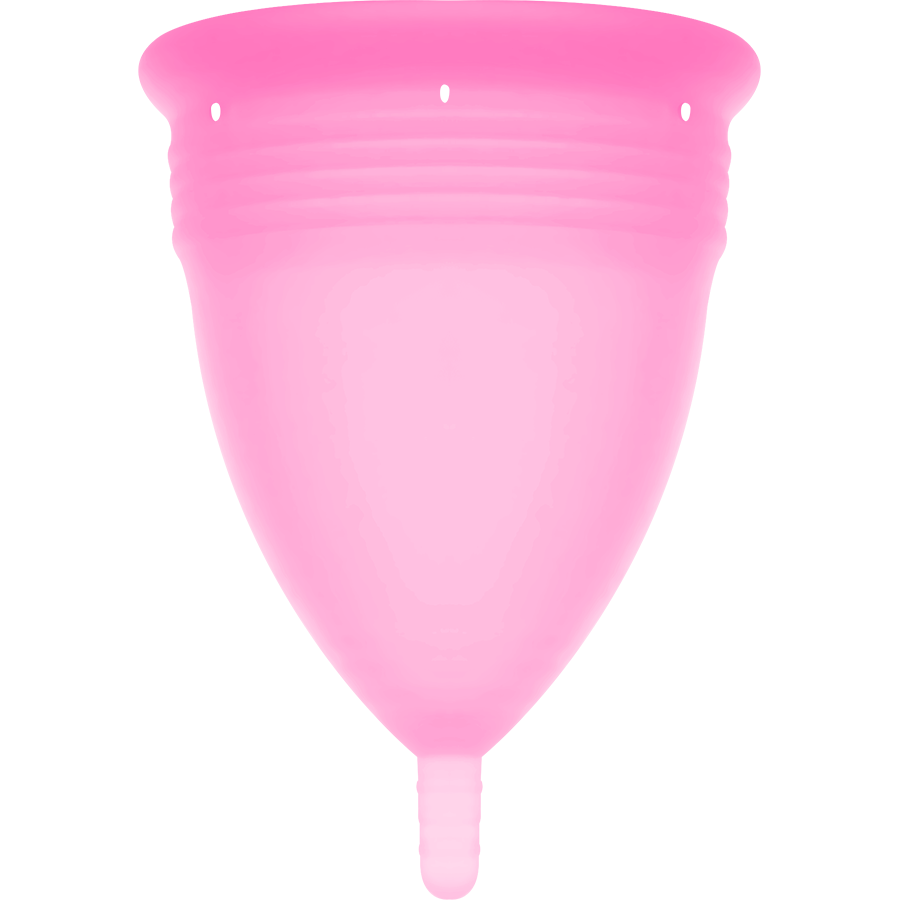 STERCUP – COPA MENSTRUAL FDA SILICONA ROSA – TALLA S