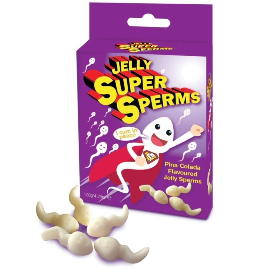 SPENCER & FLEETWOOD – JELLY SUPER SPERM GOMINOLAS FORMA ESPERMA 120 GR