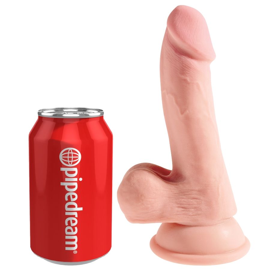 KING COCK - DILDO TRIPLE DENSIDAD 14 CM - Imagen 6