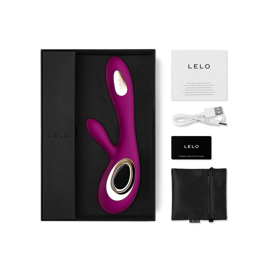 LELO - SORAYA WAVE VIBRADOR RABBIT MORADO - Imagen 4
