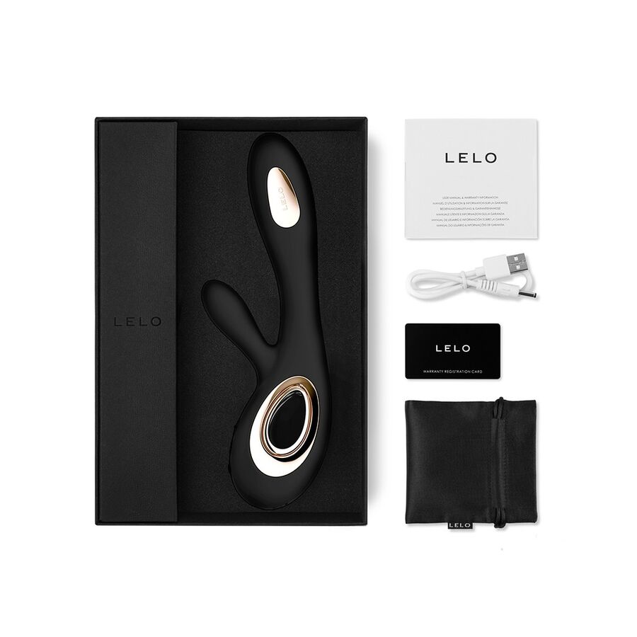 LELO - SORAYA WAVE VIBRADOR RABBIT NEGRO - Imagen 2