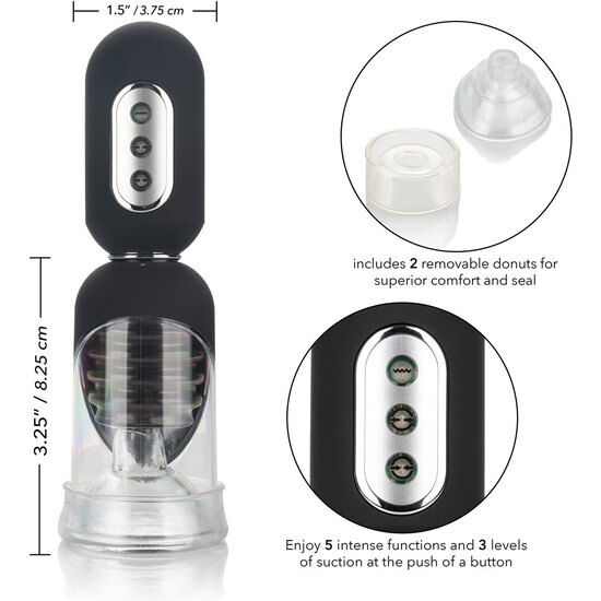 CALEXOTICS - GET HARD HEAD PUMP SET BOMBA DESARROLLADORA AUTOMTICA - Imagen 3