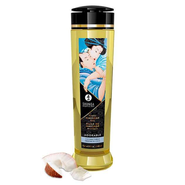 SHUNGA – ACEITE DE MASAJE ERÓTICO ADORABLE 240 ML