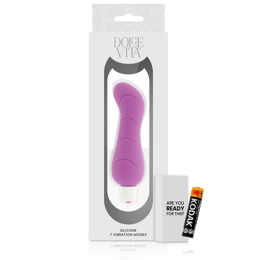 DOLCE VITA - G-SPOT VIBRADOR SILICONA LILA - Imagen 5
