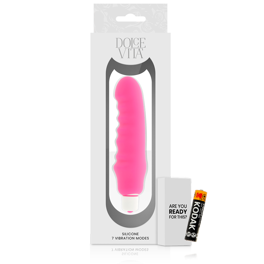 DOLCE VITA - GENIUS VIBRADOR SILICONA ROSA - Imagen 2