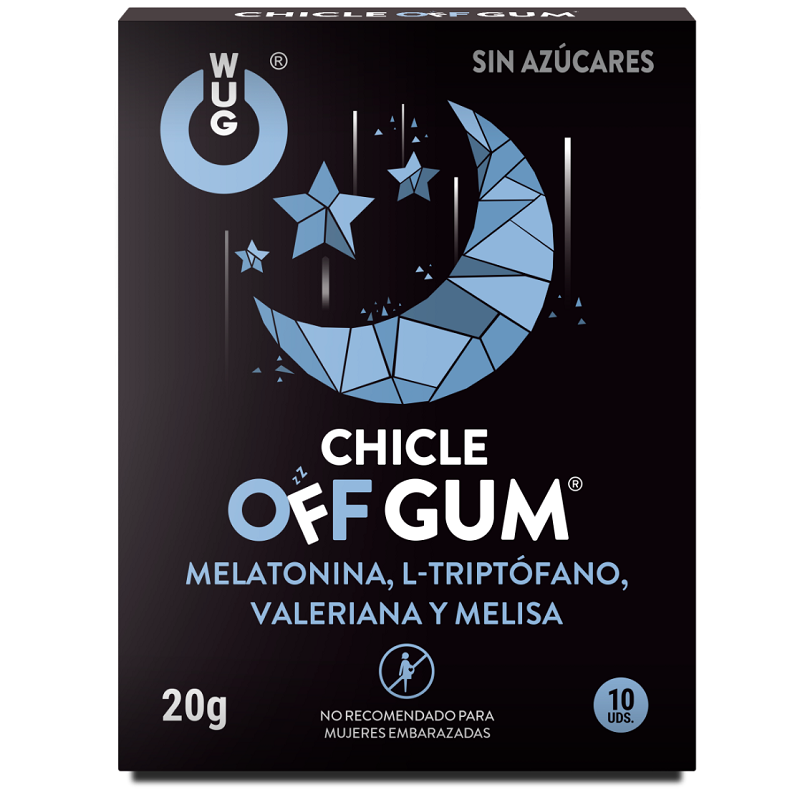 WUG Off Gum – El chicle funcional que te ayuda a relajarte y dormir mejor - Imagen 2