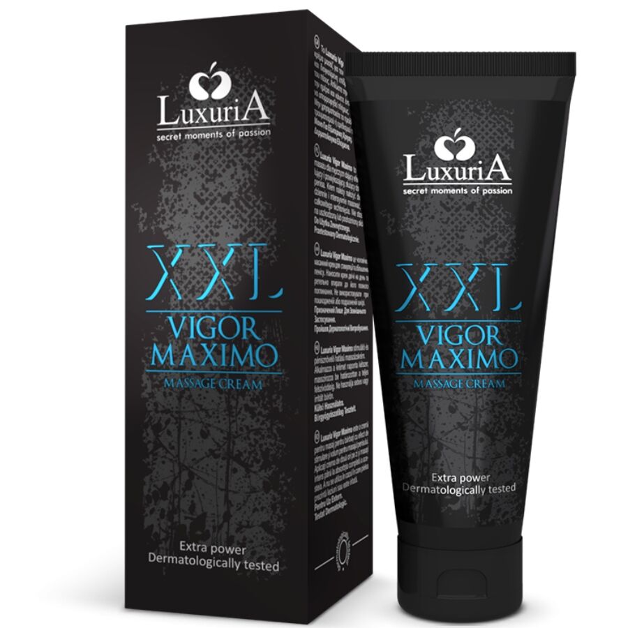 INTIMATELINE LUXURIA – XXL VIGOR MÁXIMO CREMA MASAJE VOLUMINIZADORA 75 ML