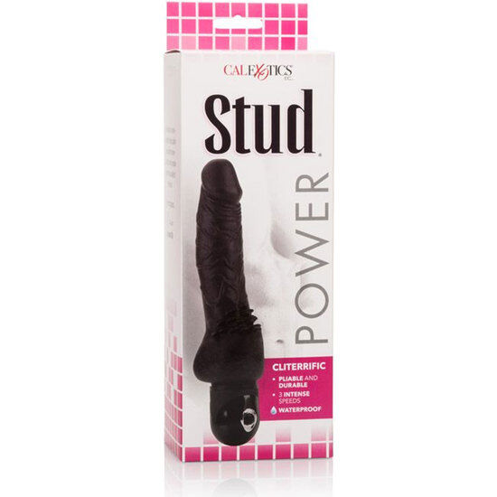 CALEXOTICS - POWER STUD CLITERRIFIC VIBRADOR NEGRO - Imagen 2