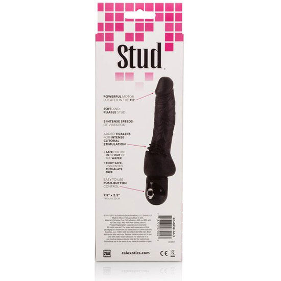 CALEXOTICS - POWER STUD CLITERRIFIC VIBRADOR NEGRO - Imagen 3