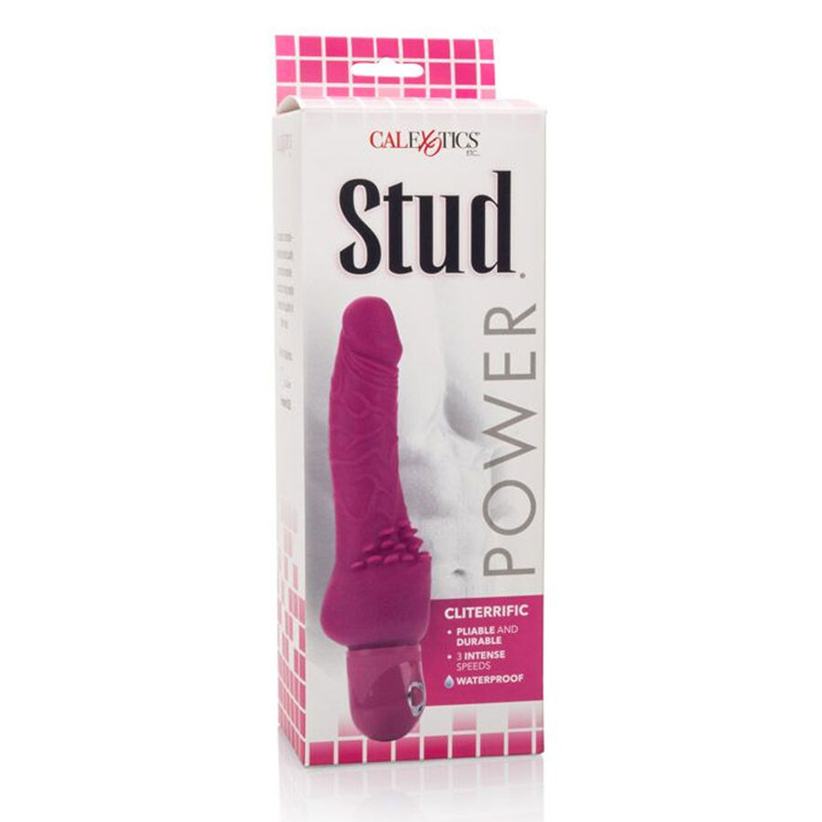 CALEXOTICS - POWER STUD CLITERRIFIC VIBRADOR ROSA - Imagen 3