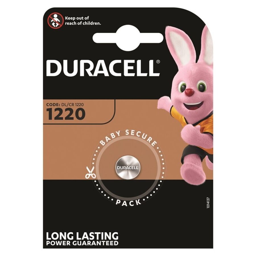DURACELL – PILA BOTON LITIO CR1220 3V BLISTER*1