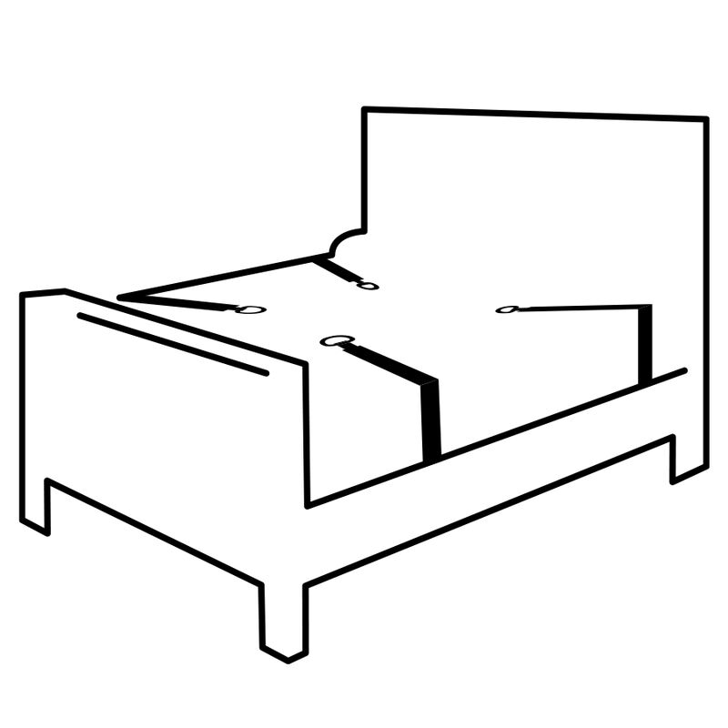 DARKNESS - SET DE ATADURAS PARA LA CAMA - Imagen 8