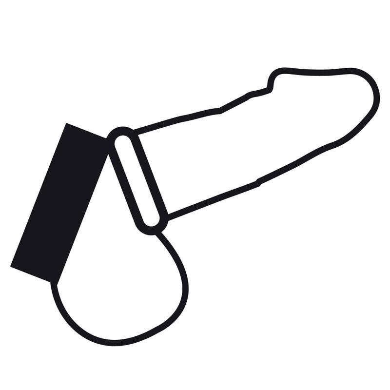 DARKNESS - ANILLO DE METAL PARA EL PENE Y TESTÍCULOS - Imagen 2