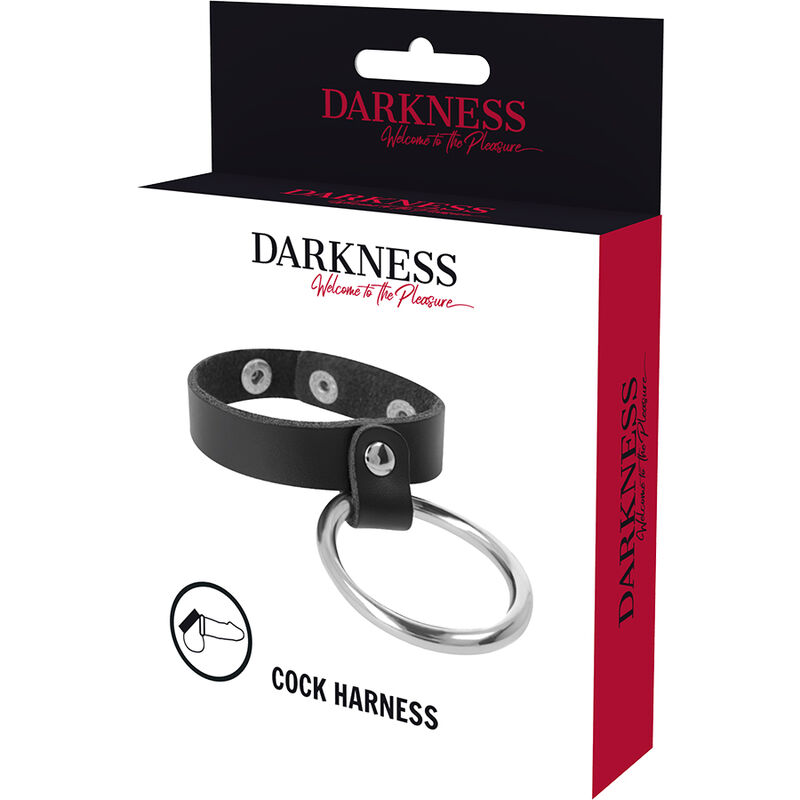 DARKNESS - ANILLO DE METAL PARA EL PENE Y TESTÍCULOS - Imagen 4