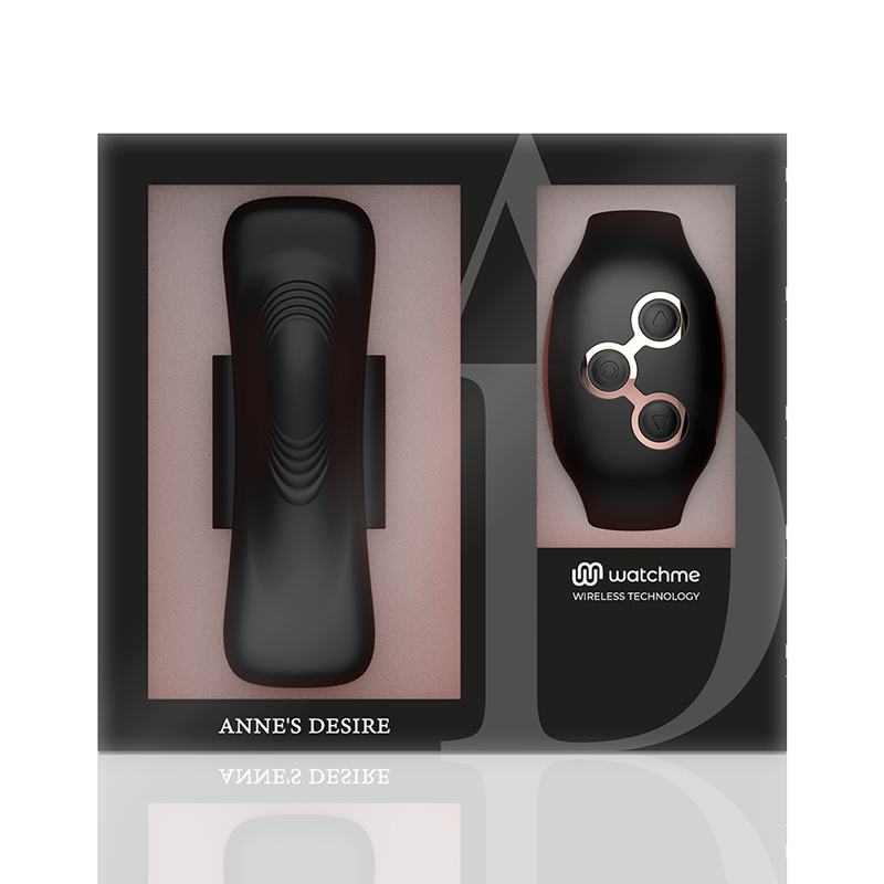 ANNE'S DESIRE - PANTY PLEASURE TECNOLOGÍA WATCHME NEGRO/GOLD - Imagen 12