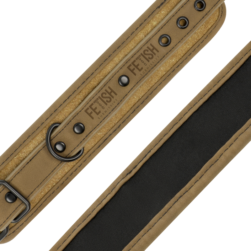 FETISH SUBMISSIVE ORIGEN - ESPOSAS TOBILLOS CUERO VEGANO CON FORRO DE NEOPRENO - Imagen 3