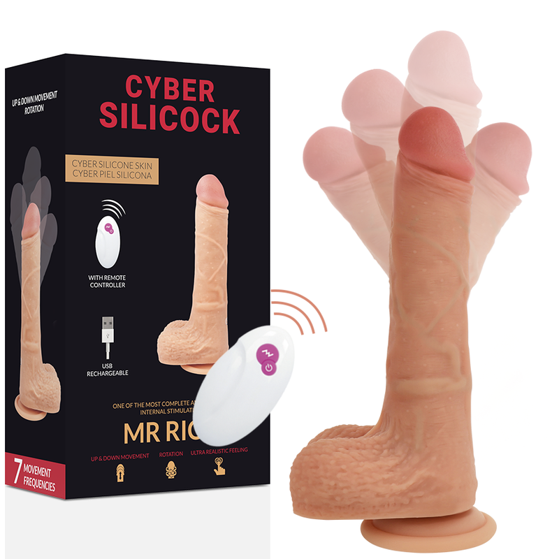 CYBER SILICOCK – REALÍSTICO CONTROL REMOTO MR RICK 20.9 CM -O- 4 CM