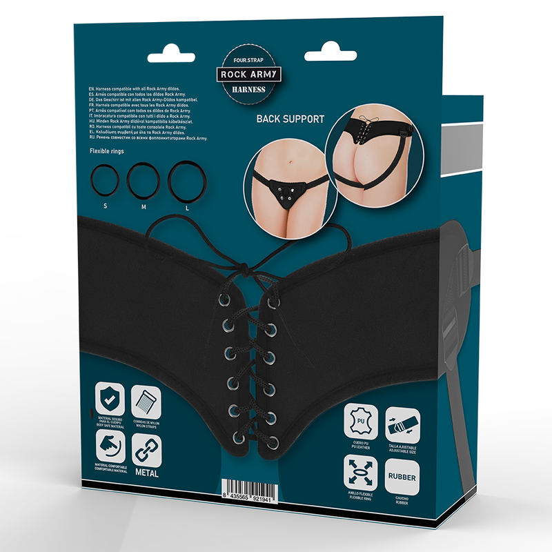 ROCKARMY - ARNÉS AJUSTABLE Y ANILLOS FLEXIBLES - Imagen 8
