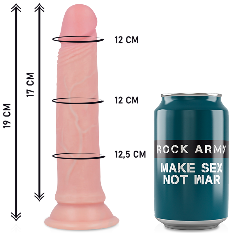ROCKARMY - HARNESS + LIQUID SILICONE DILDO PREMIUM AVENGER 19 CM -O- 3.98 CM - Imagen 7