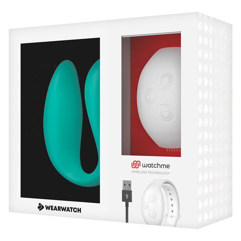 WEARWATCH - VIBRADOR DUAL TECHNOLOGY WATCHME AGUA MARINA / NÍVEO - Imagen 4