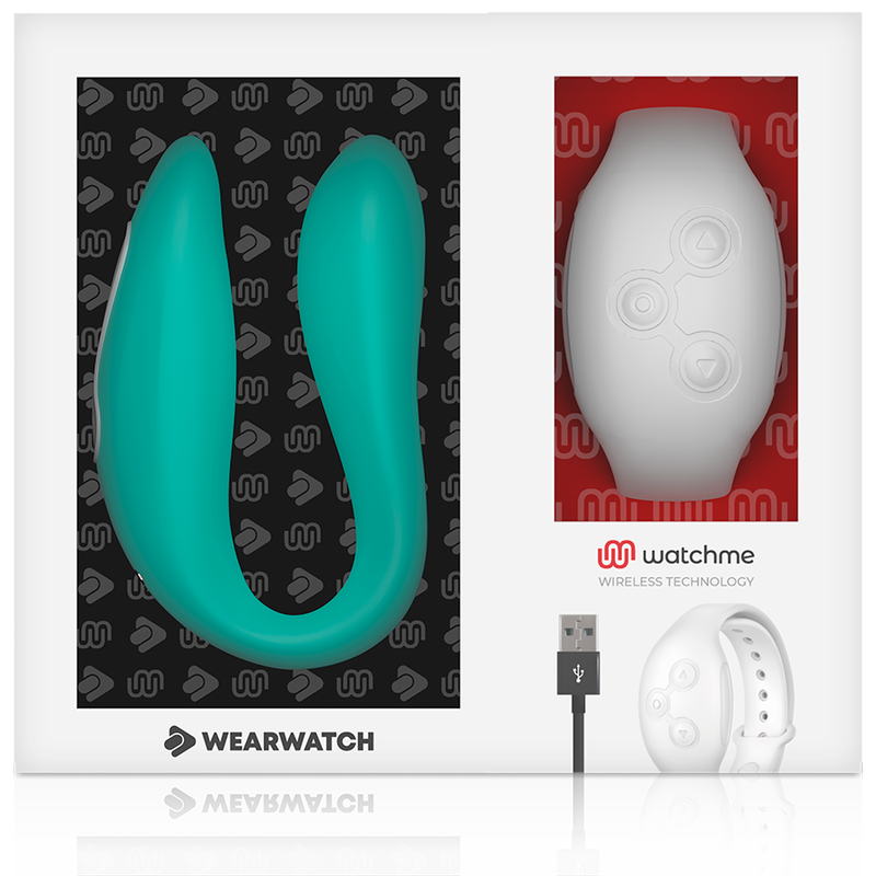 WEARWATCH - VIBRADOR DUAL TECHNOLOGY WATCHME AGUA MARINA / NÍVEO - Imagen 3