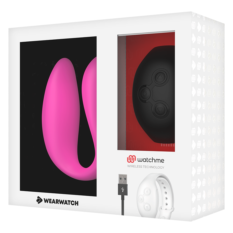 WEARWATCH - VIBRADOR DUAL TECHNOLOGY WATCHME FUCSIA /AZABACHE - Imagen 6