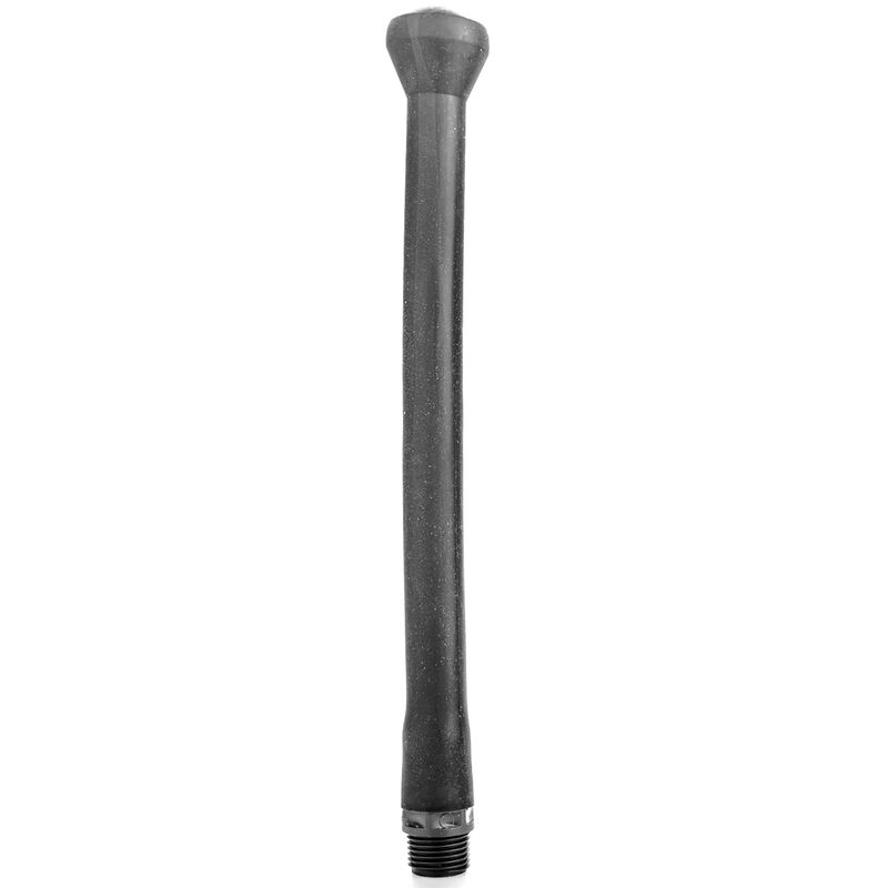 ALL BLACK – DUCHA ANAL SILICONA SISTEMA STOPPER 27 CM