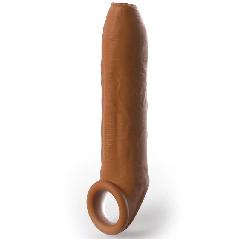 PIPEDREAMS – SLEEVE UNCUT 17,78 CM W STRAP CARAMEL