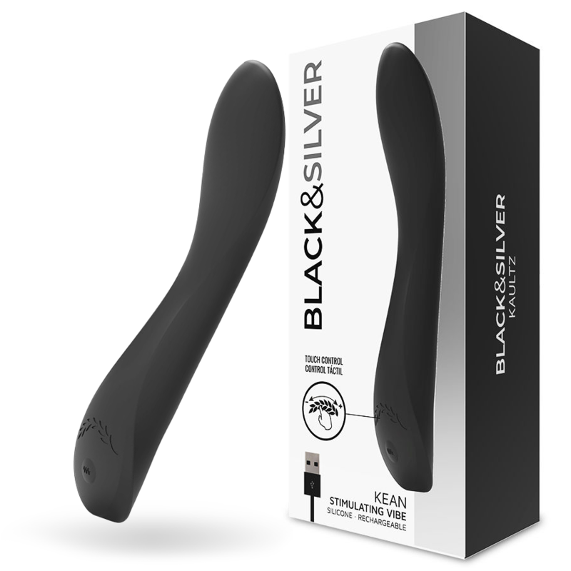 BLACK&SILVER – KEAN VIBRADOR TOUCH CONTROL