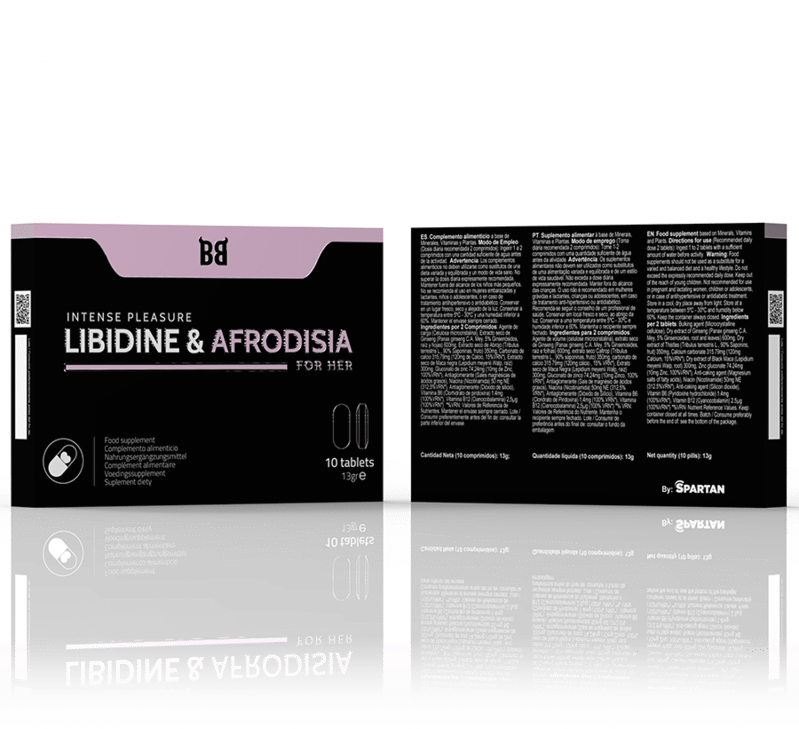 BLACK BULL - LIBIDINE & AFRODISIA PLACER INTENSO PARA MUJER 10 CÁPSULAS - Imagen 2