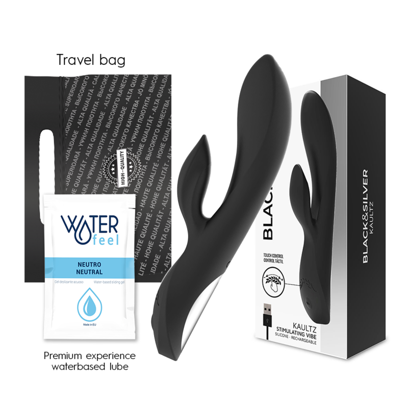 BLACK&SILVER – KAULTZ VIBRADOR CONTROL TOUCH