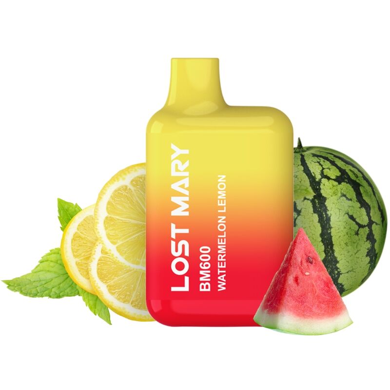 LOST MARY – BM600 VAPER NICOTINA 2% DESECHABLE SABOR SANDÍA LIMÓN