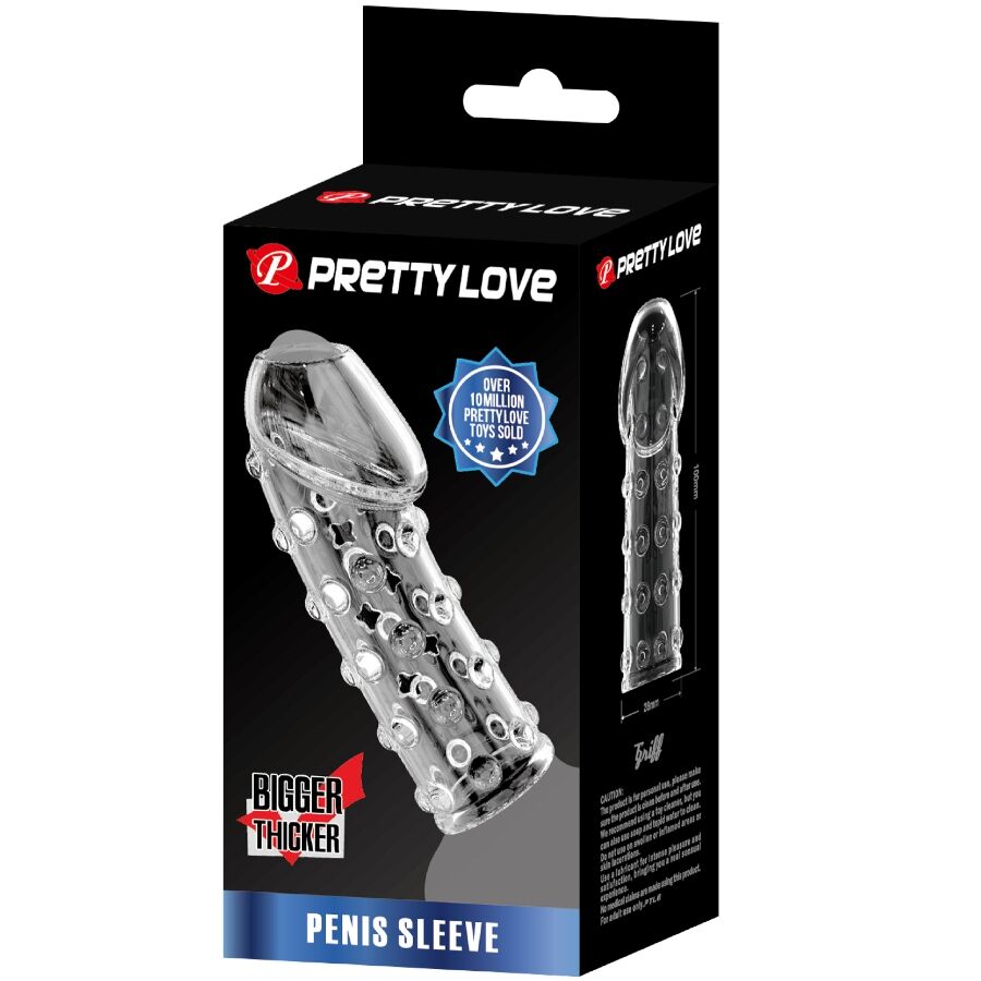 PRETTY LOVE - FUNDA PARA PENE APRETADA Y VOLUMINIZADORA TRANSPARENTE - Imagen 6