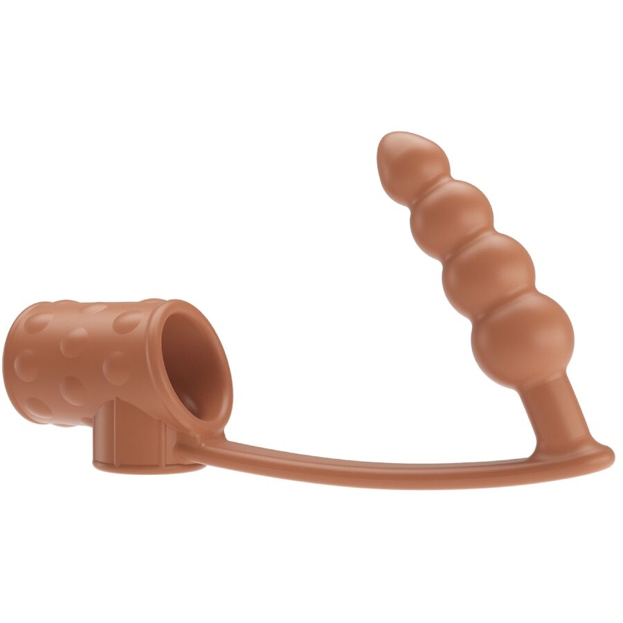 PRETTY LOVE – FUNDA PARA PENE CON PLUG ANAL NATURAL