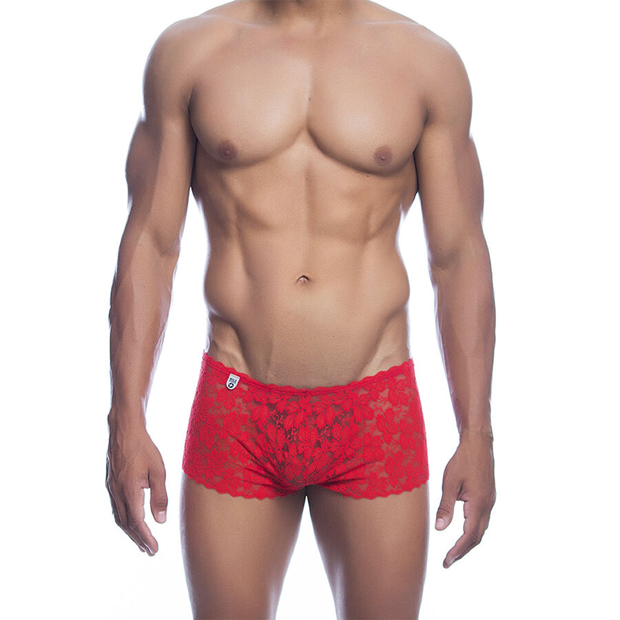 MOB – BOXER ENCAJE ROJO TALLA S/M