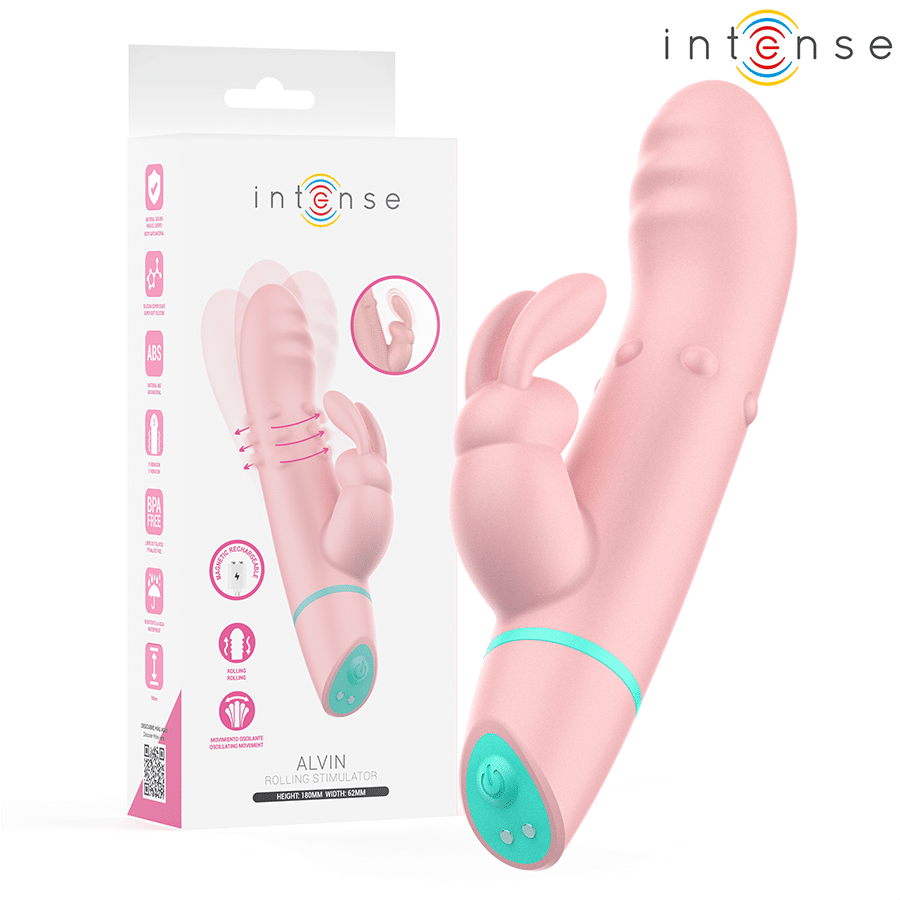 Intense – Alvin Estimulador Rabbit & Vibrador Rolling + Oscilante