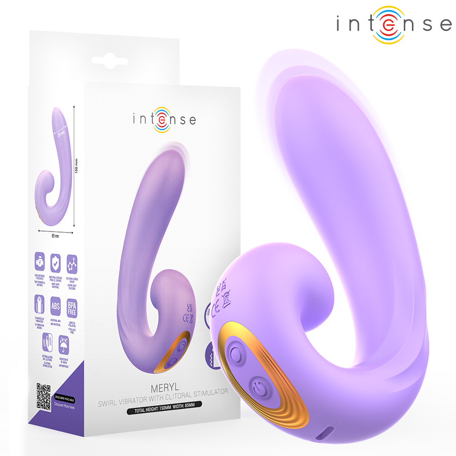 INTENSE – MERYL ESTIMULADOR CLÍTORIS DOBLE VIBRACIÓN