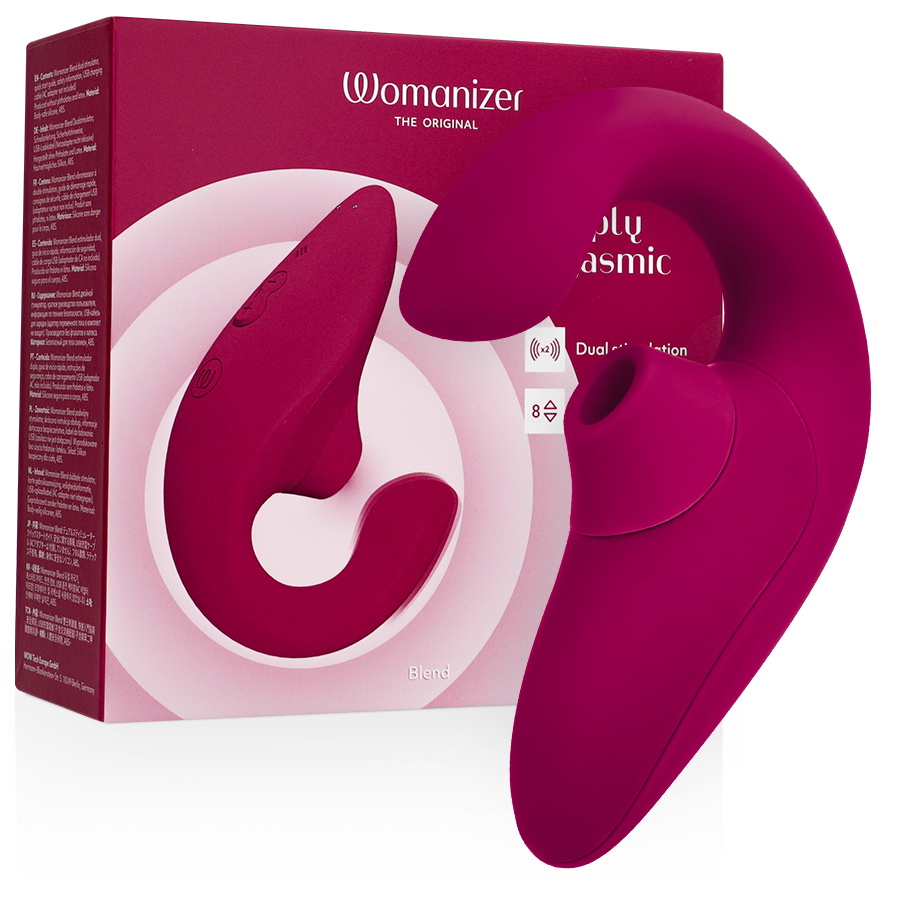WOMANIZER – BLEND ESTIMULADOR VIBRADOR RABBIT FUCSIA