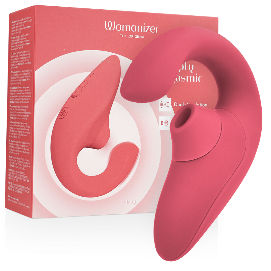 WOMANIZER – BLEND ESTIMULADOR VIBRADOR RABBIT ROSA