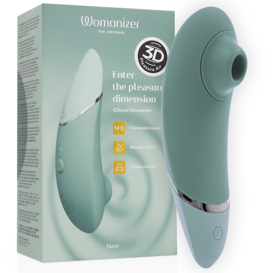 WOMANIZER – NEXT ESTIMULADOR DE CLITORÍS VERDE CLARO