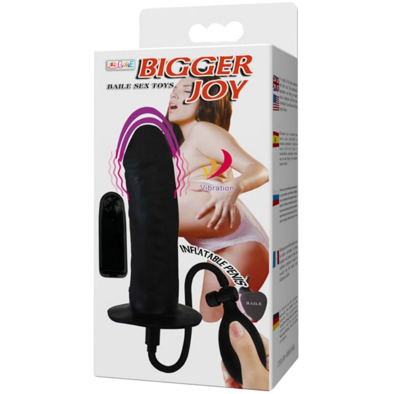 BAILE - BIGGER JOY PENE HINCHABLE CON VIBRACIÓN 16 CM - Imagen 7