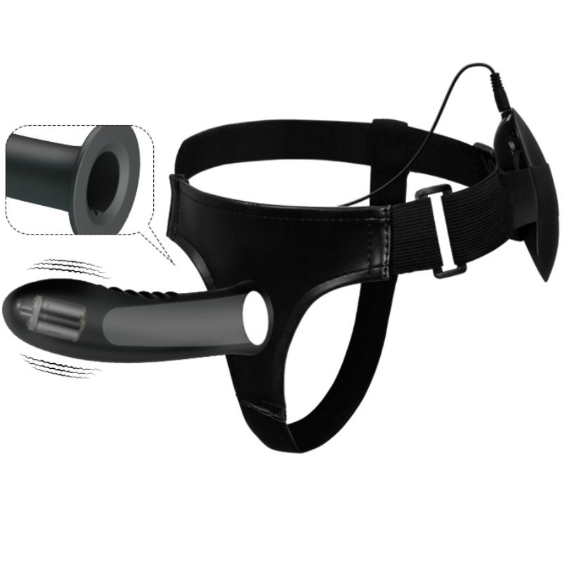 PRETTY LOVE - MYRON STRAP ON CON VIBRACIÓN Y DILDO HUECO - Imagen 7