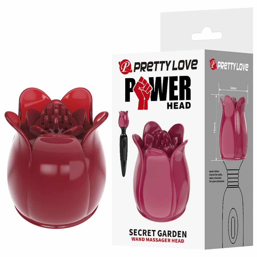 Pretty Love – Secret Garden Cabezal Masajeador Rosa